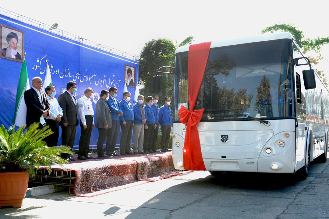 اتوبوس آمبولانس های ایران خودو دیزل تحویل شد